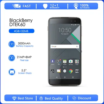 Blackberry DTEK60 Refurbished Original Fingerprint NFC 21MP Camera 5.5 inch Screen 4GB RAM 32GB ROM Quad core Android Cellphone 1