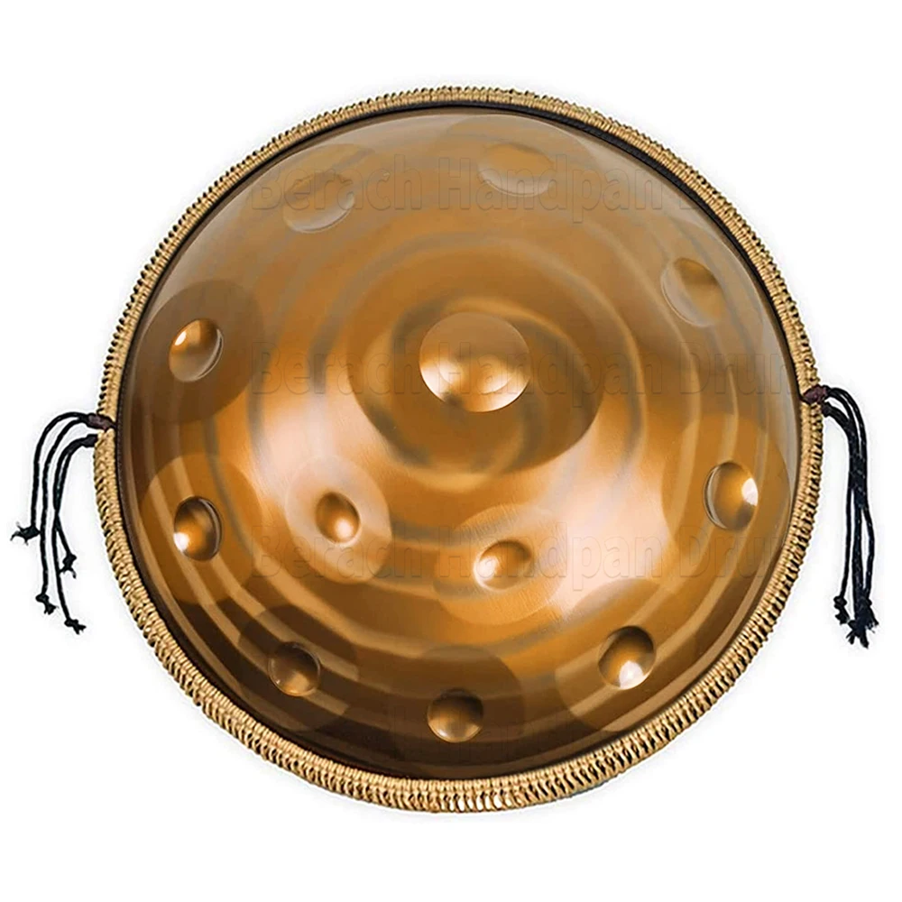 

440Hz handpan drum 9/10/12 notes tambor D minor 22 inch yoga music drum meditation instrument steel tongue drum present