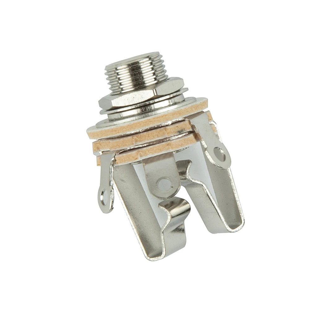 

Guitar Jack Guitar Plug Musical Instruments Electric Guitar Jack Stereo Jacks Socket Active Pickups Stereo Chrome Nut Washer