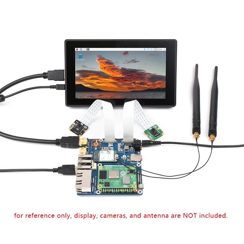 WIFI6 двойная основная плата ETH/мини-компьютер разработан для компьютера Raspberry Pi 4