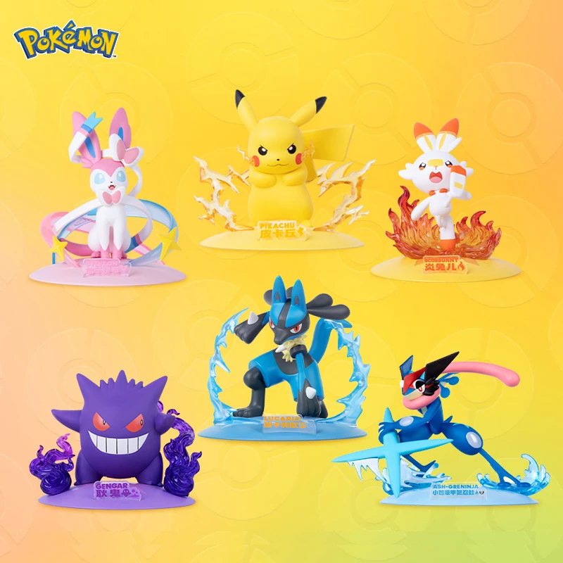 

Фигурки покемона, держатель для телефона Покемон, фигурки Пикачу, Аниме фигурки Пикачу; Чаризард Greninja, карманный монстр, модель покебола, подарок