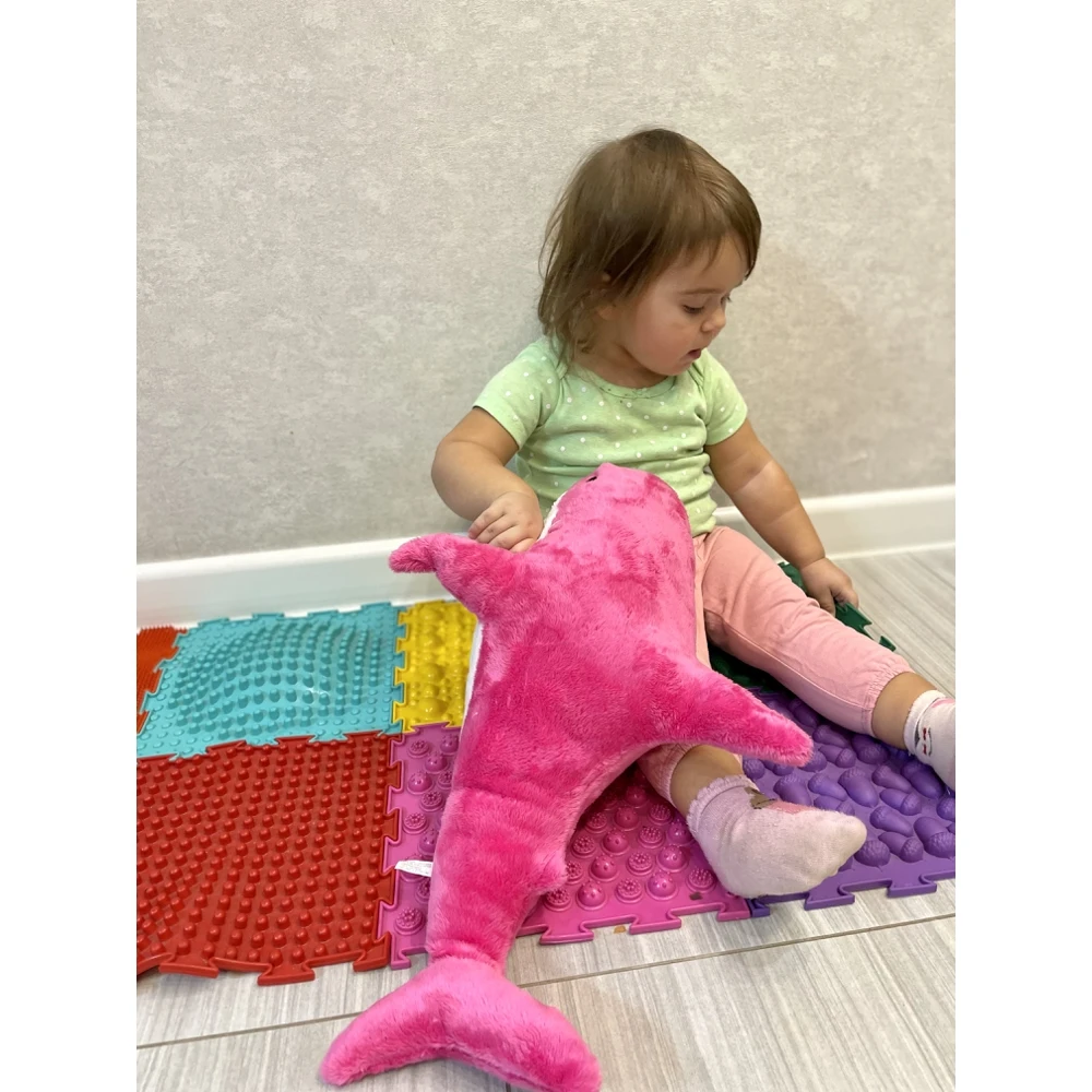 Soft toy pink shark 60 cm | Stuffed & Plush Animals