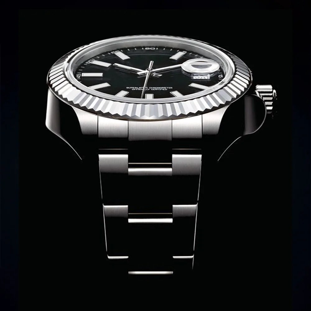 

Men's 2813 movement Watch Stainless Steel Waterproof Automatic Mechanical Watches Sapphire 904L