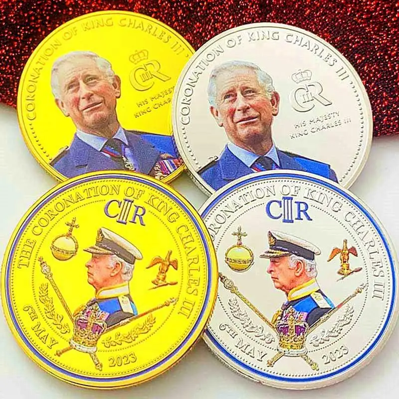 

The United Kingdom His Majesty King Charles III Commemorative Coin The King Of UK Challenge Coin Collectible