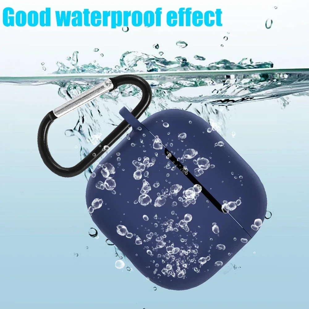 Силиконовый чехол для Apple Aripods 4 Мягкий защитный беспроводных наушников Airpods4 с