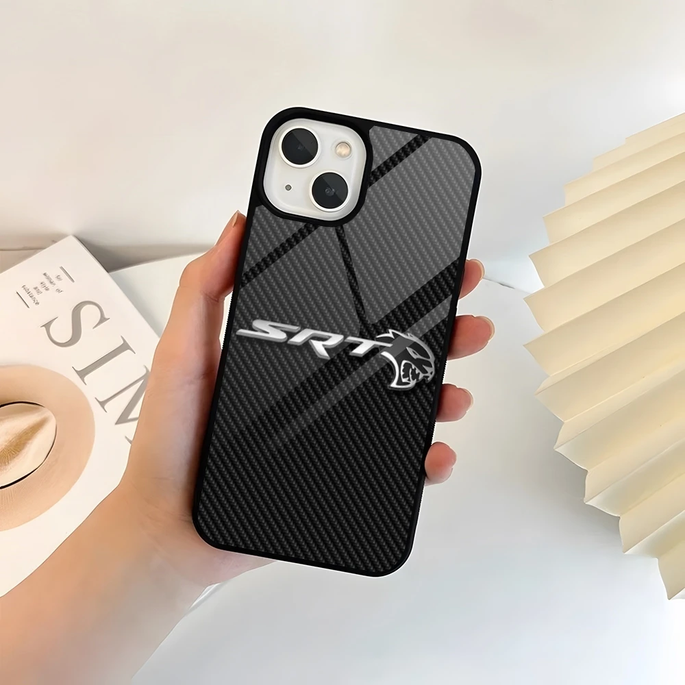 D-Dodge S-SRT классный чехол для телефона PC + TPU Iphone 16 12 Pro Max 1115 13 14 Mini 6S 8 7 Plus X Xs XR