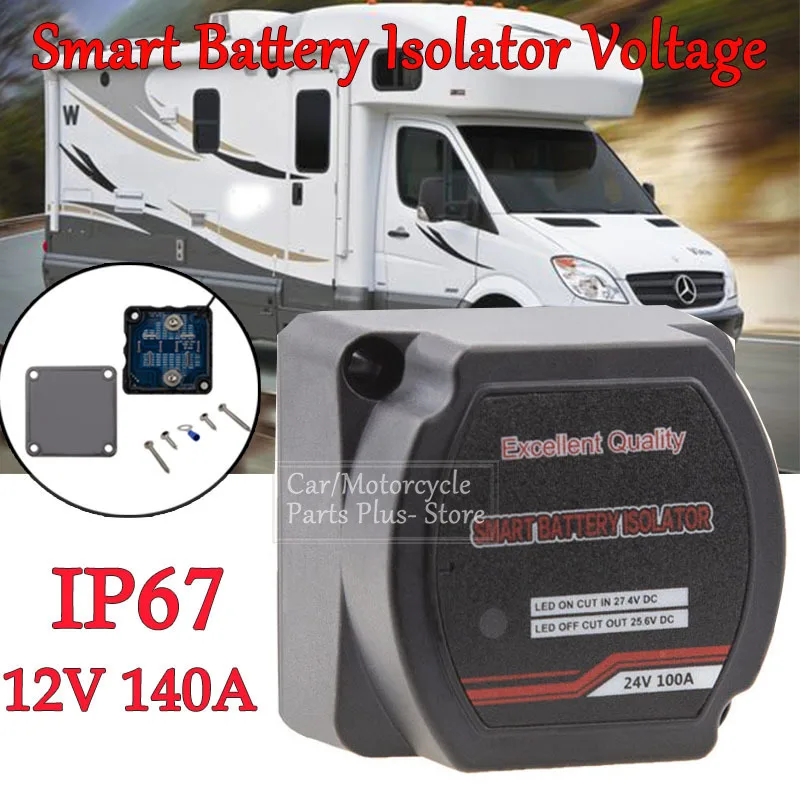 

24V 100A Auto Parts Caravan Car Smart Battery Isolator Voltage Sensitive Split Charge Relay VSR Charge 2 Battery Bank