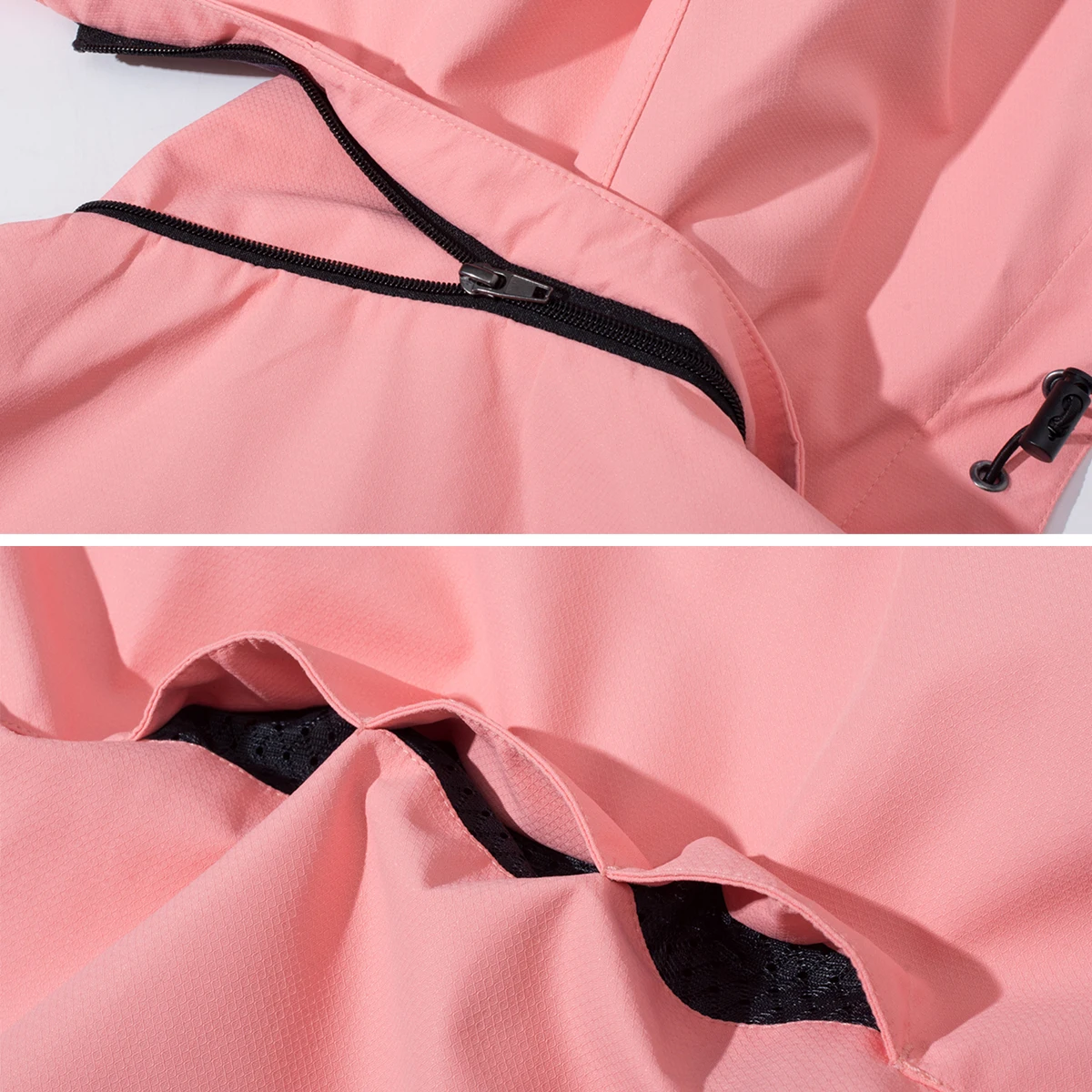 MAGCOMSEN Женская Походная Куртка Со Съемным Капюшоном На Молнии Ветрозащитное