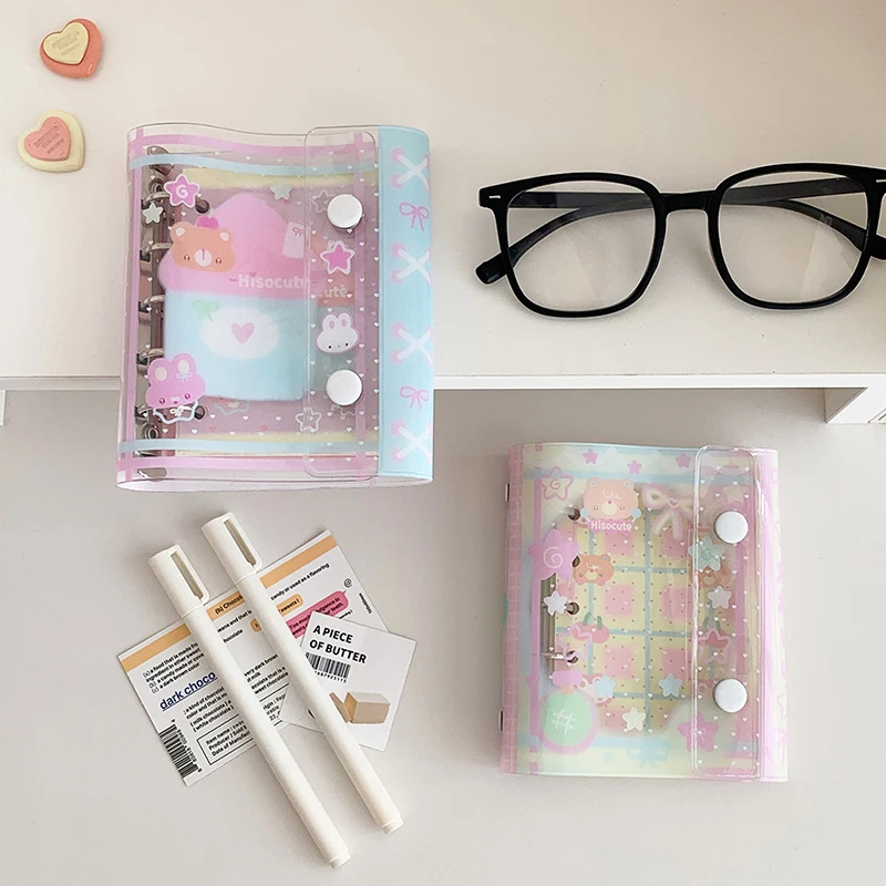 Флюоресцентная ручная книга-папка для книг мини-блокнот портативная Школьная