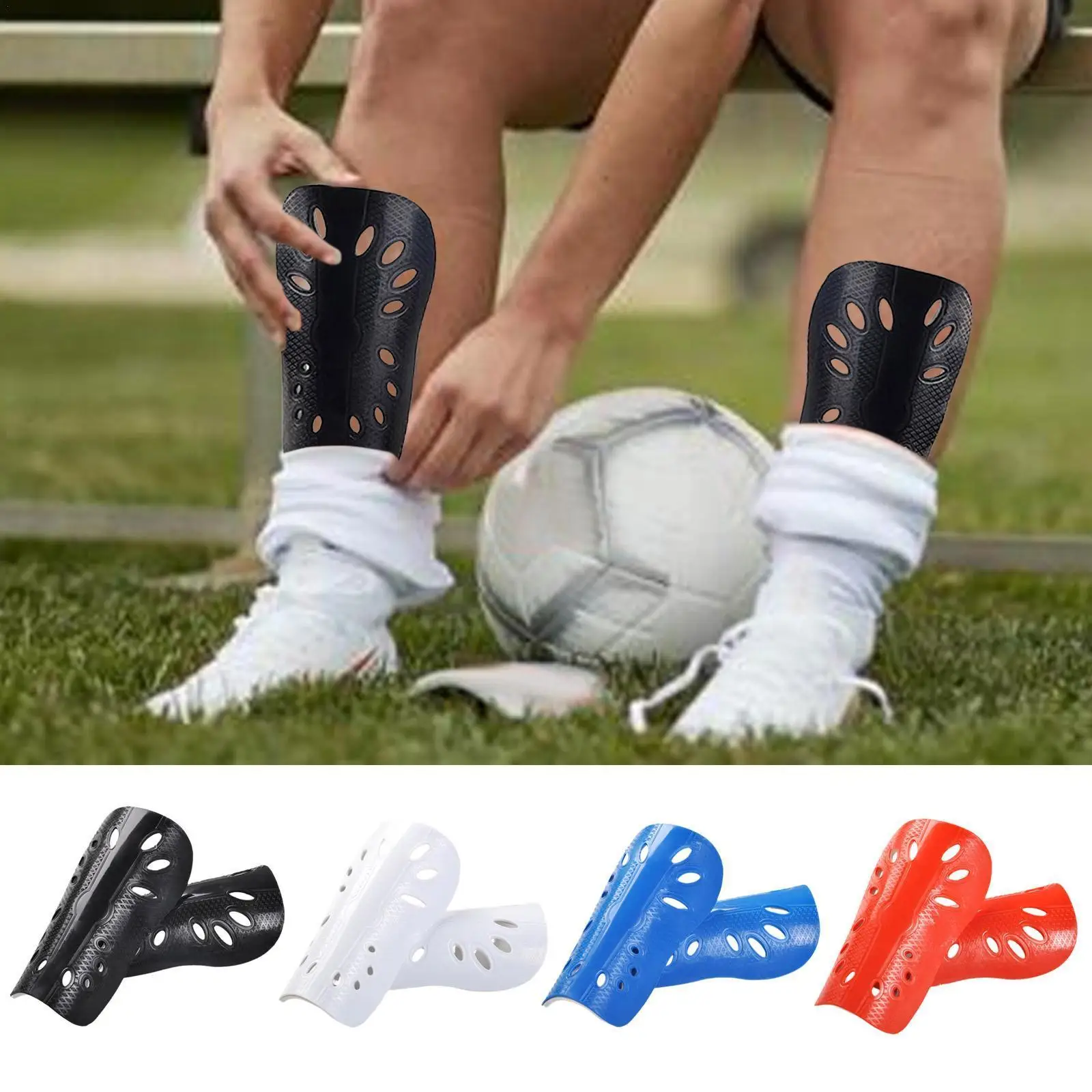 

Soccer Football Shin Guard Adult Teenager Socks Pads Shields Legging Professional Sleeves Protective Shinguards Gear H6c3