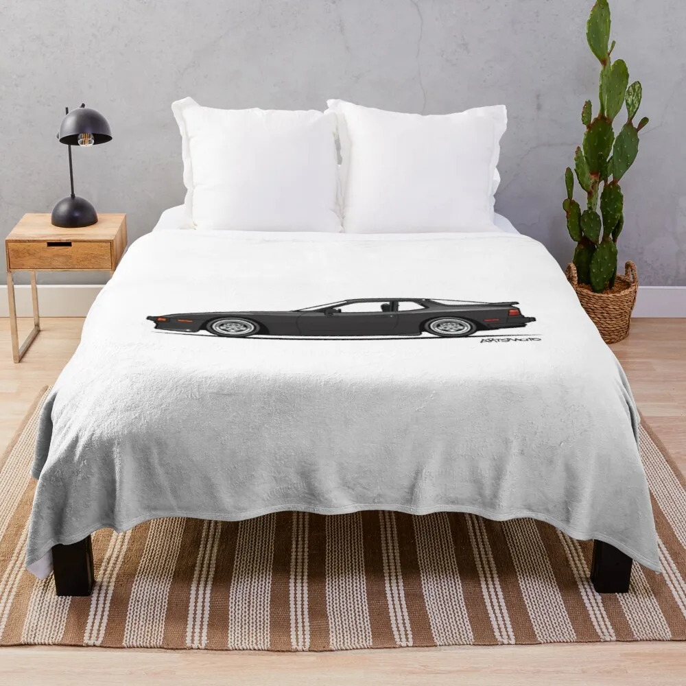 

Black 1986 P 944 951 Turbo US spec Throw Blanket Kawaii Blanket Multi-Purpose