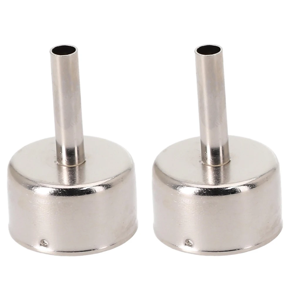 

2 PCS For Soldering Station 858 858D 8586 Welding Nozzles Heat Resistant Stainless Steel Universal 22mm Hot Air Machine Nozzles