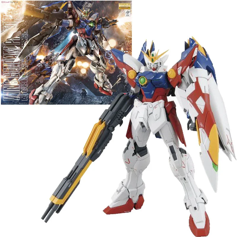 

Original Bandai MG 1/100 NEW MOBILE REPORT GUNDAM WING XXXG-00W0 EW Assembly Model Collection Action Figure Toy