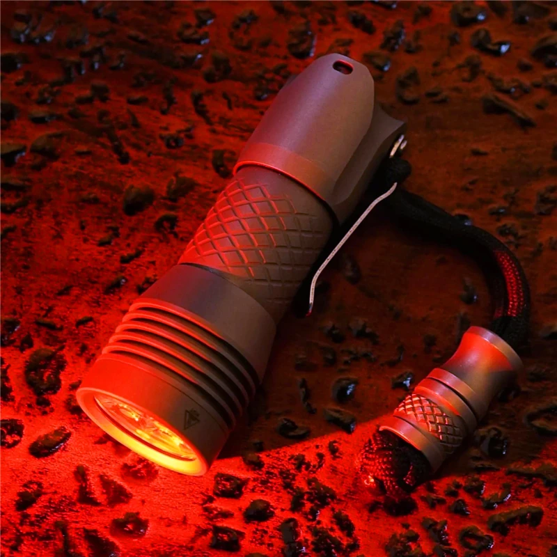 Титановый фонарик для повседневного использования MecArmy PS16 Max 2000 люмен 4