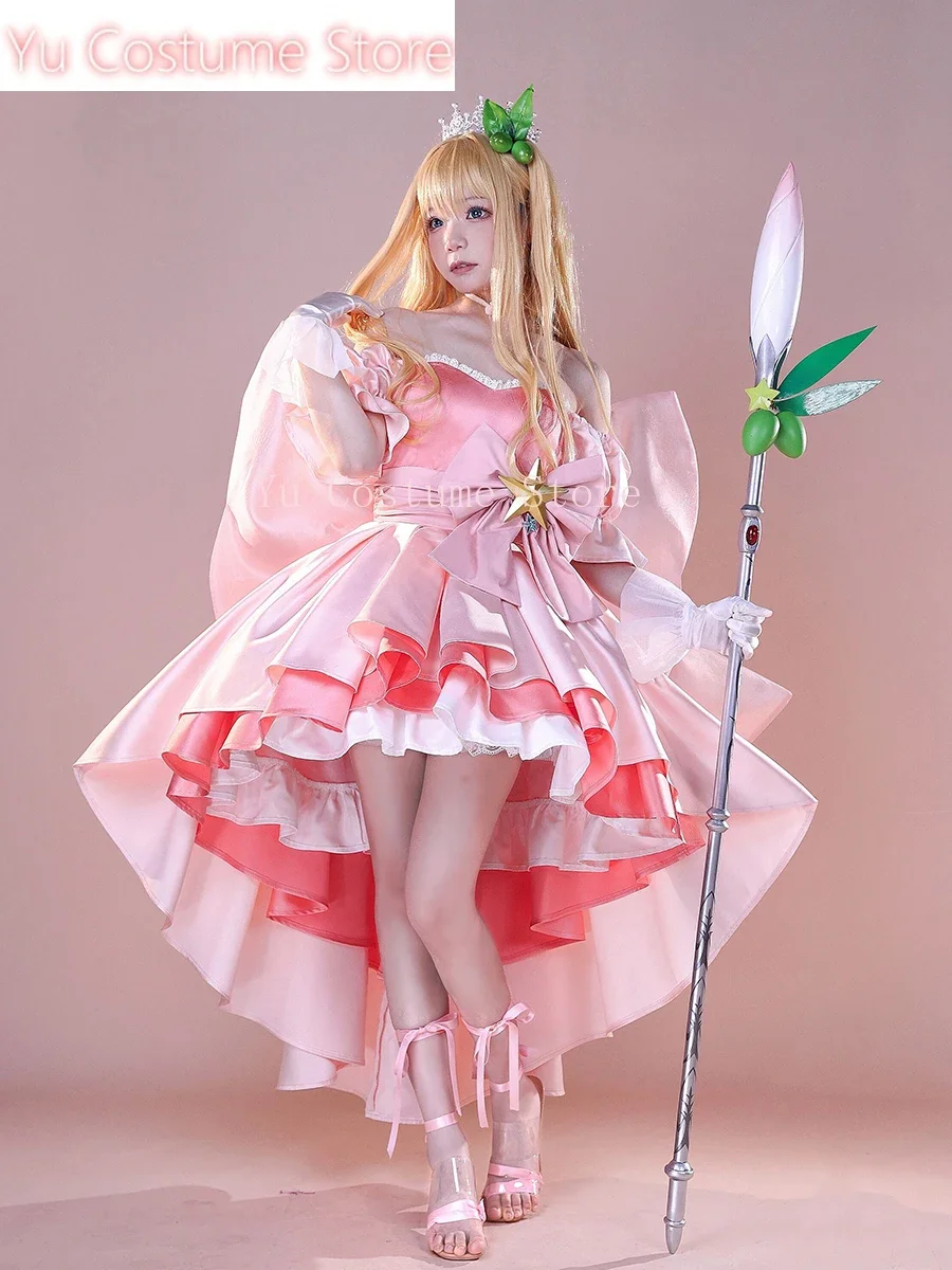 Ю Аниме! Kamichama Karin Hanazono великолепное элегантное платье прекрасная униформа