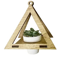 hanging plant hanger wall hanging planter basket flower pot holder for indoor outdoor wooden wall decor dropshipping