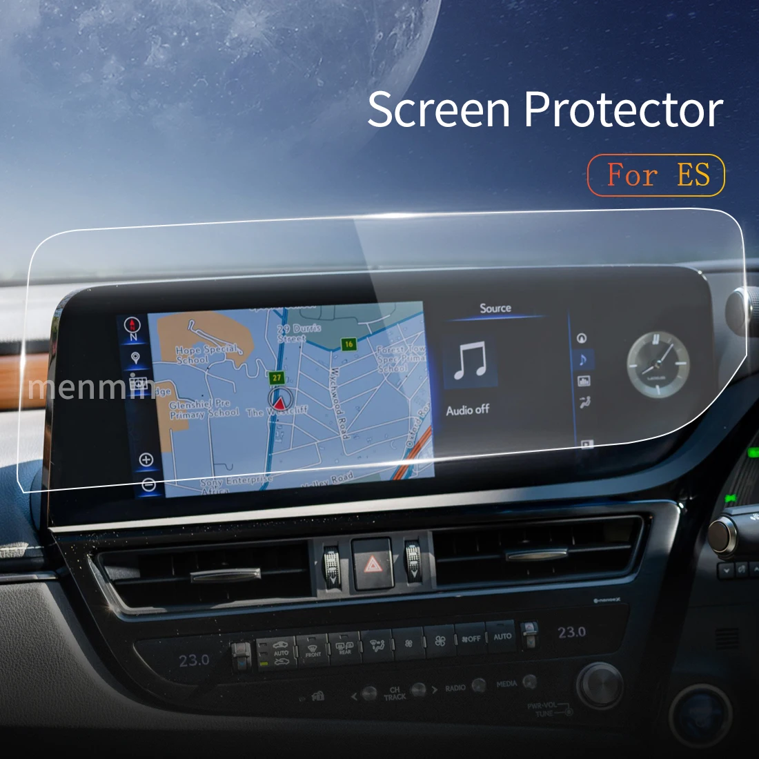 

Car Stickers Screen Protector Carplay For LEXUS ES RHD 2023 Display Tempered Glass Protective Film Navigation Vehicle Accessory