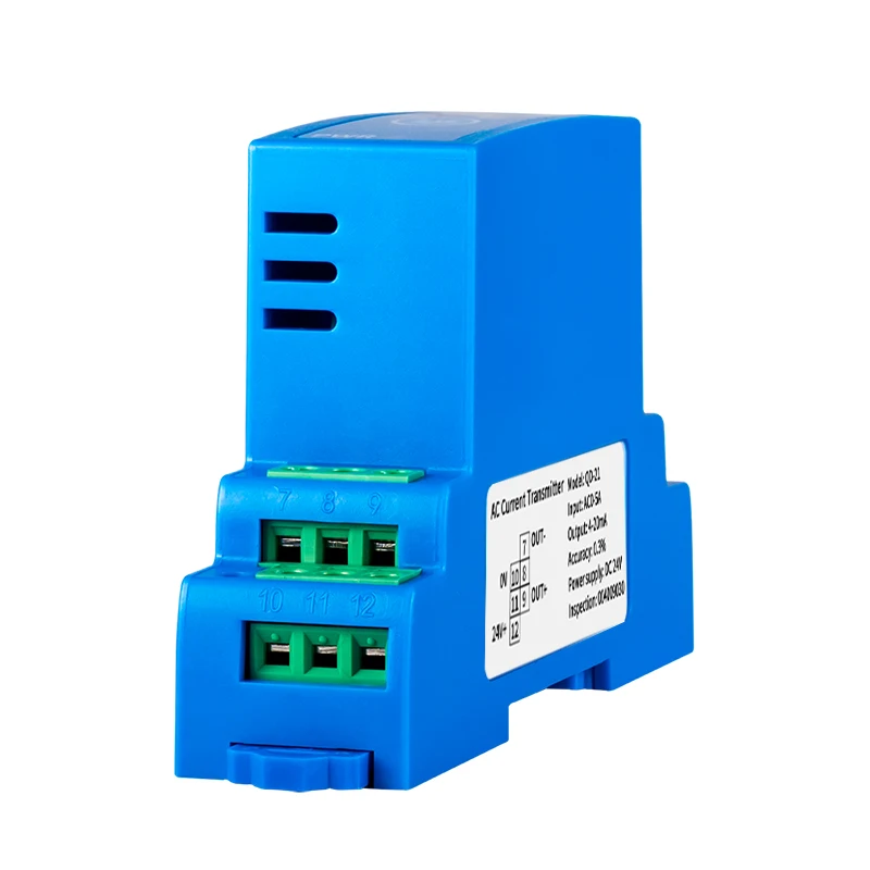 AC 0-1A 0-2A 0-3A 0-5A DC24V Датчик датчика тока 10A до 4-20mA 0-20mA 0-10V 0-5V 1-5V RS485 Передатчик сигнала