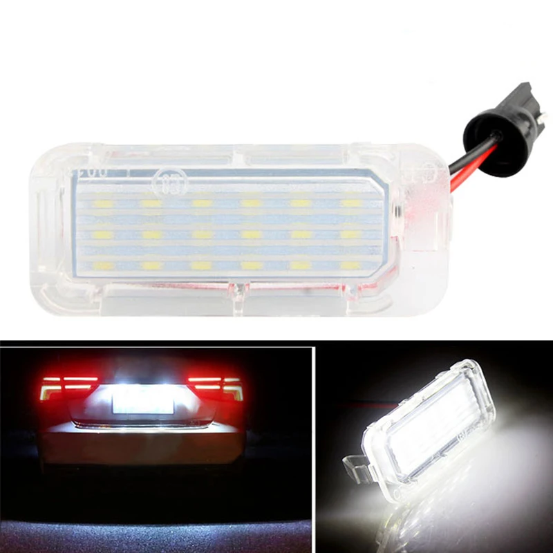 

2Pcs LED License Plate Light Brightness White for Ford FOCUS 5D (09-)/Mondeo(08-) Fiseta(09-) Plate Lamp