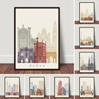 Плакат с изображением пейзажа параммы, плакат с изображением красивых искусств, украшение для дома, спальни, домашний декор