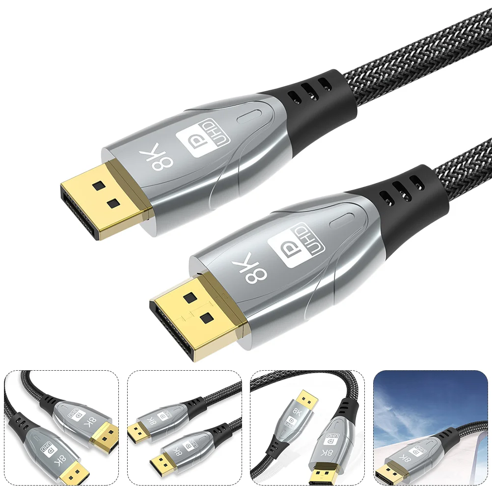 

Display Port Cable 1m 1.4 Version Display Port Extension Cable Cord Supply