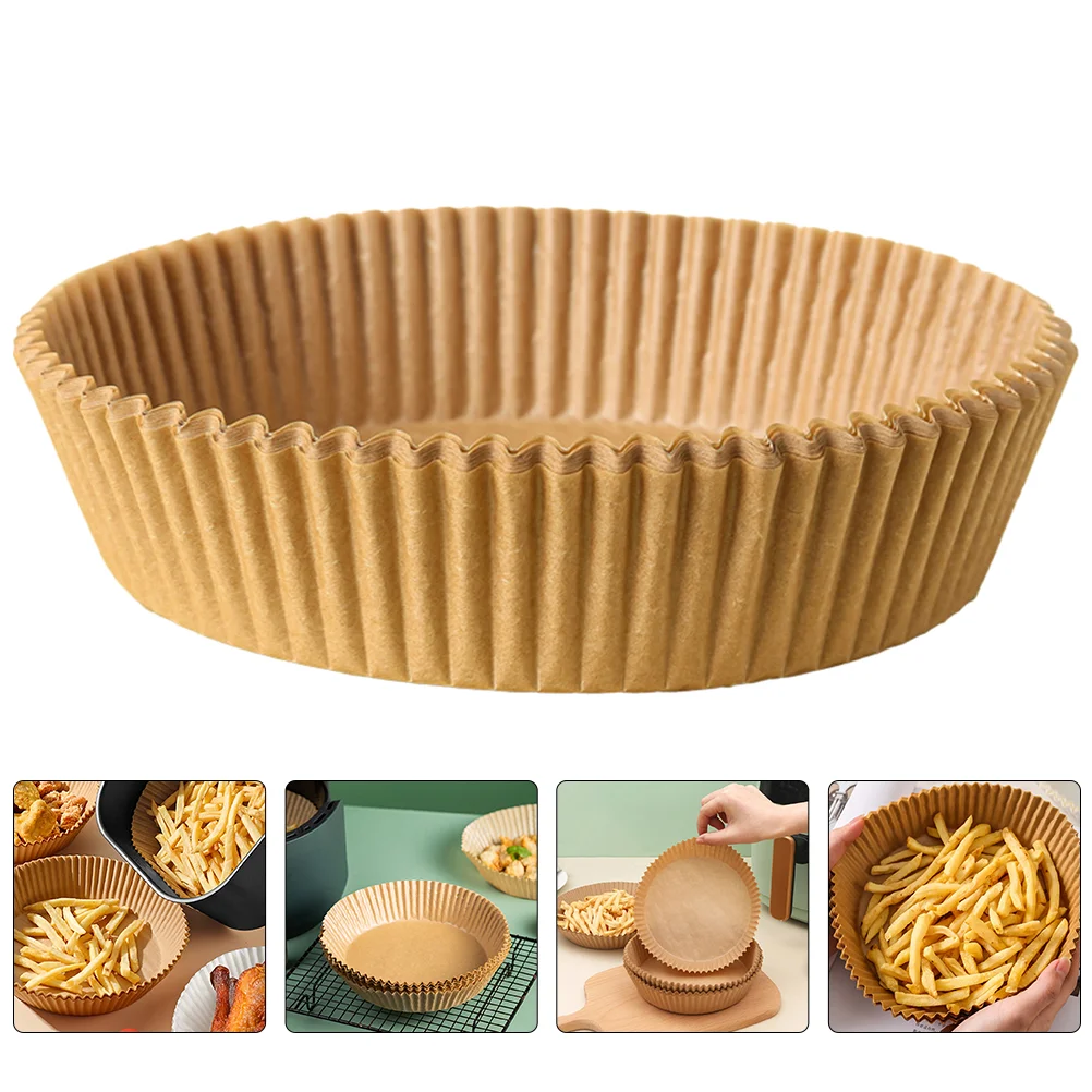 

Fryer Air Paper Baking Liner Pan Oven Mat Liners Disposable Pot Reusable Parchment Kitchen Replaceable Tool Replacement Fryers