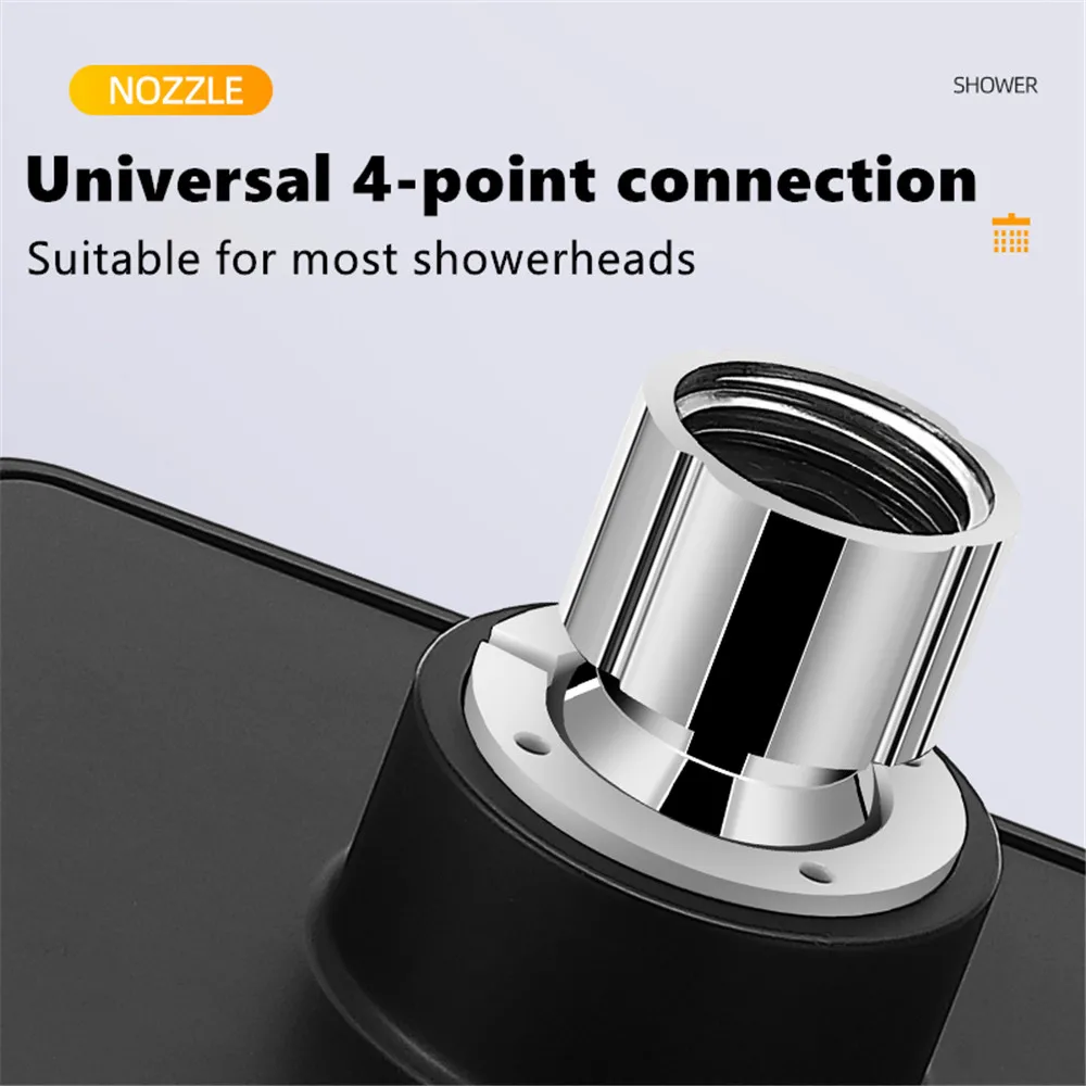 Насадка для душа вращающаяся на 360 ° насадка Водопад Душ высокого давления