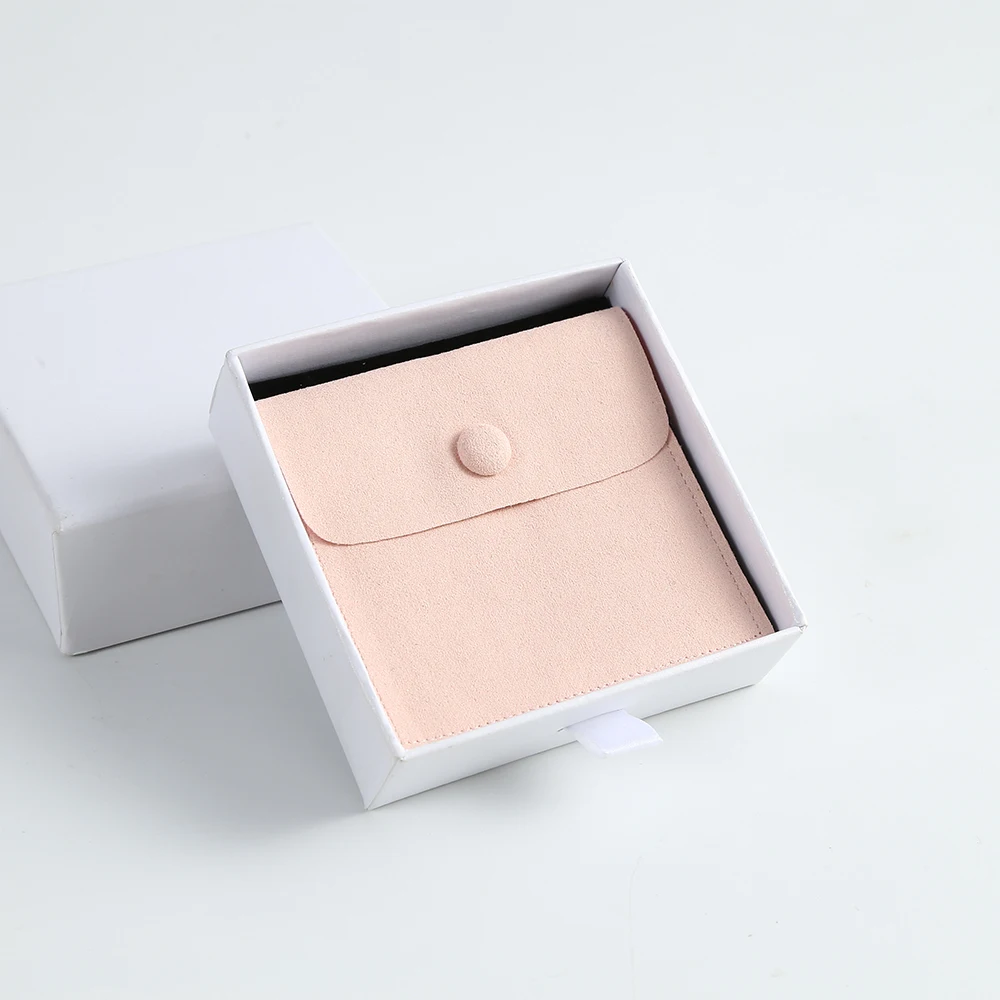 

Набор из 20 сумок для ювелирных изделий, шикарные маленькие свадебные сумочки с кнопками, мешочек из микрофибры для кольца, ожерелья и серег