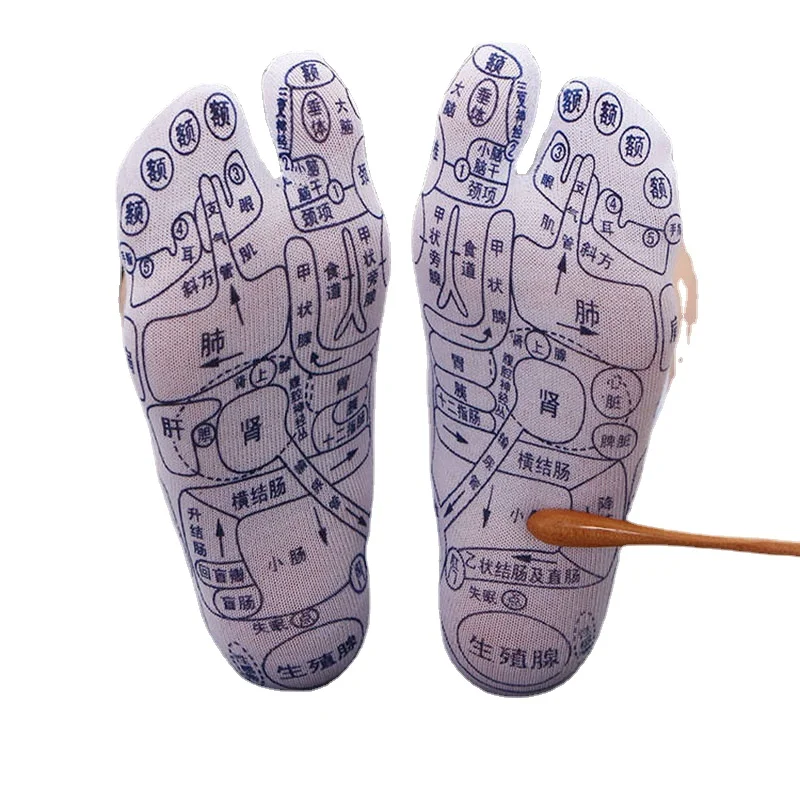 

2022 Популярные акупунктурные массажные носки, Медицинские носки, удобный и дышащий массажер, иллюстрация, акупунктурные носки