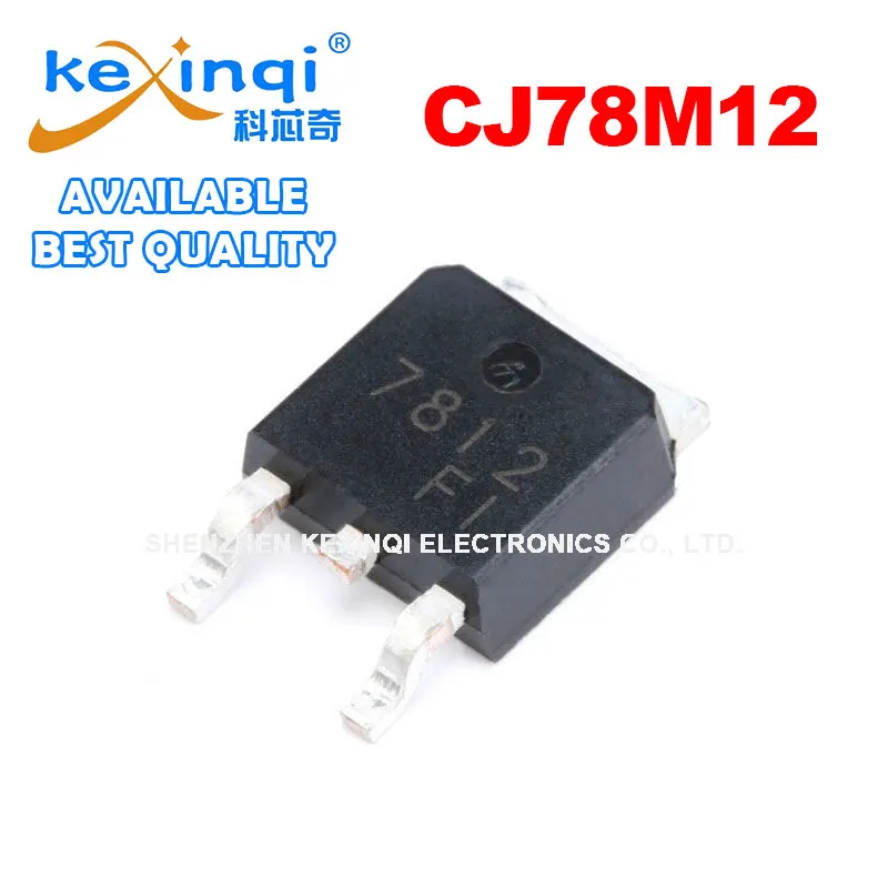 

Оригинальный регулятор напряжения CJ78M12/ SMD CJ78M12/TO-252, 5 шт.