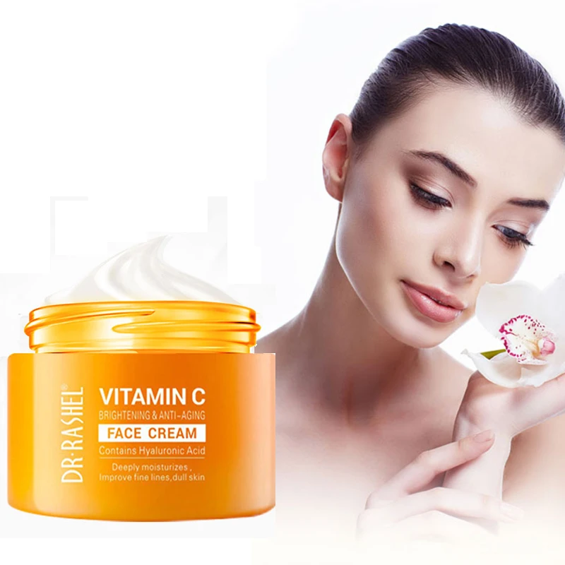 

Увлажняющий крем DR.RASHEL VC, отбеливающий, Увлажняющий дневной крем для всех типов кожи, 50 г, продукты для ухода за кожей