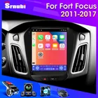 Автомагнитола на Android для Fort Focus 2011-2017, мультимедийный видеоплеер в стиле Тесла, 2Din, навигация, стереоколонки для Carplay