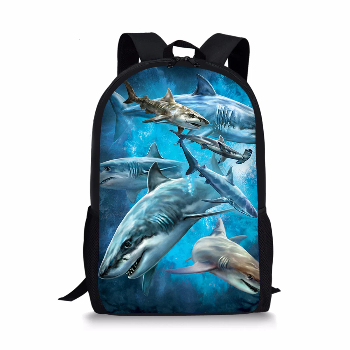 Shark Printing Backpack for Kid Shoulders Bag Fashion School Bag for Teenage Girl Children Travel Plecaki Szkolne
