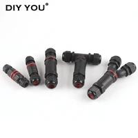 5 set ip68 23 way waterproof connector electrical terminal adapter wire connector 2 3 4 5 screw pin for outdoor led light