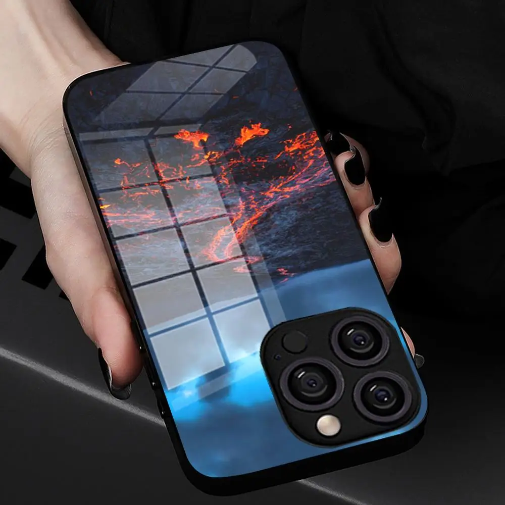 Чехол для телефона Minimalism Stule Hot Magma новинка 2024 закаленное стекло IPhone 16 15 Promax 14 13 Pro 12