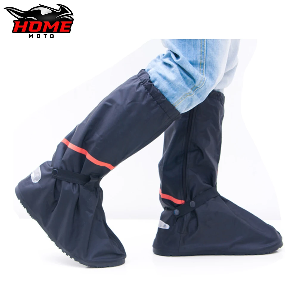 

Men's And Women's Motorcycle Rainproof Shoe Covers Non-slip Thickened Sole Waterproof Shoe Cover Motorcycle Rain Boots
