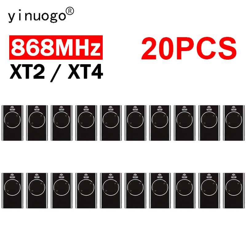 

20 шт. XT2 XT4 868 SLH LR 787009 787010 пульт дистанционного управления для гаражных ворот 868 МГц для T2 T4 DL2 DL4 TML2 TML4 SLH пульт дистанционного управления воротами