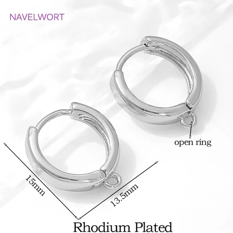 Фурнитура для сережек NAVELWORT золотистые латунные швензы 4 штуки