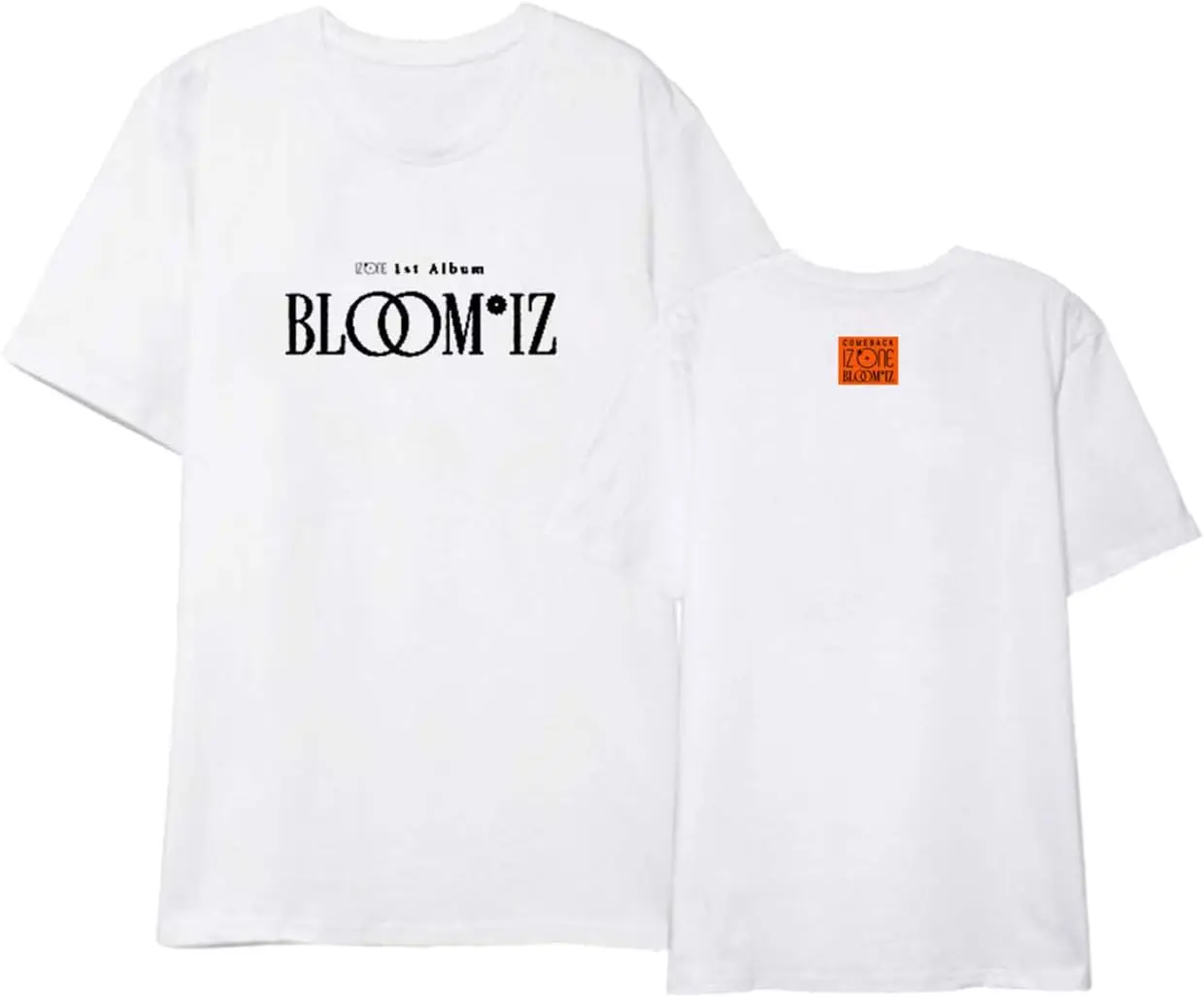 Xkpopfans Kpop IZONE T-Shirt New Album BLOOMIZ Support Tshirts SakuraYuJin Yena Tee Shirt