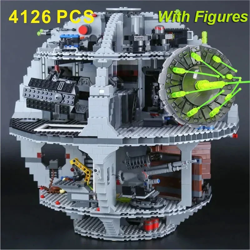 Фото В наличии DS-3 Платформа Death Star Plan Great Ultimate Weapon Совместимость 75159 Строительные блоки Кирпичи Игрушки для детей Подарки на день рождения №2