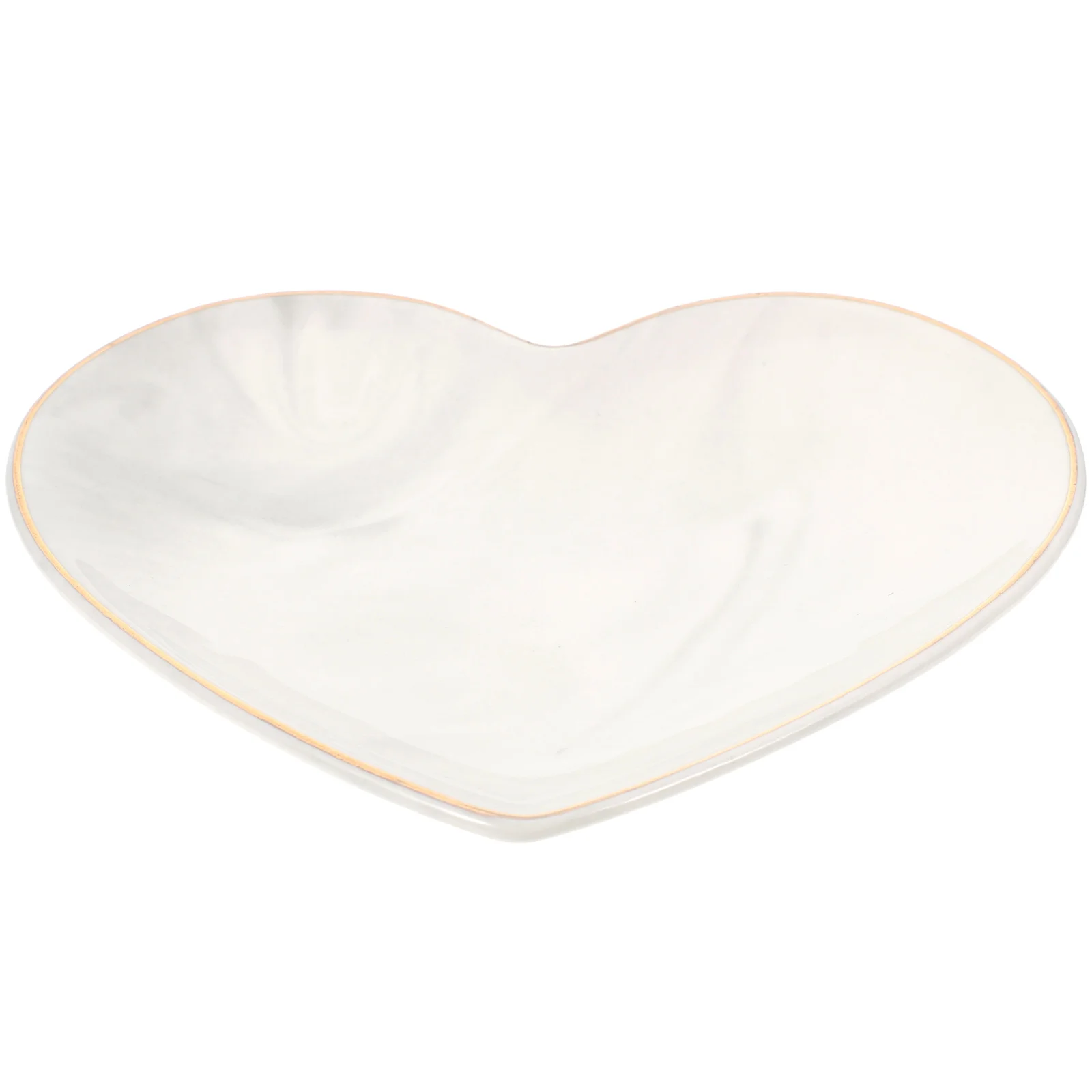 

Tray Dish Jewelry Ring Holder Heart Plate Display Ceramic Storage Necklace Trinket Earring Bracelet Fruit Candy Makeup Perfume