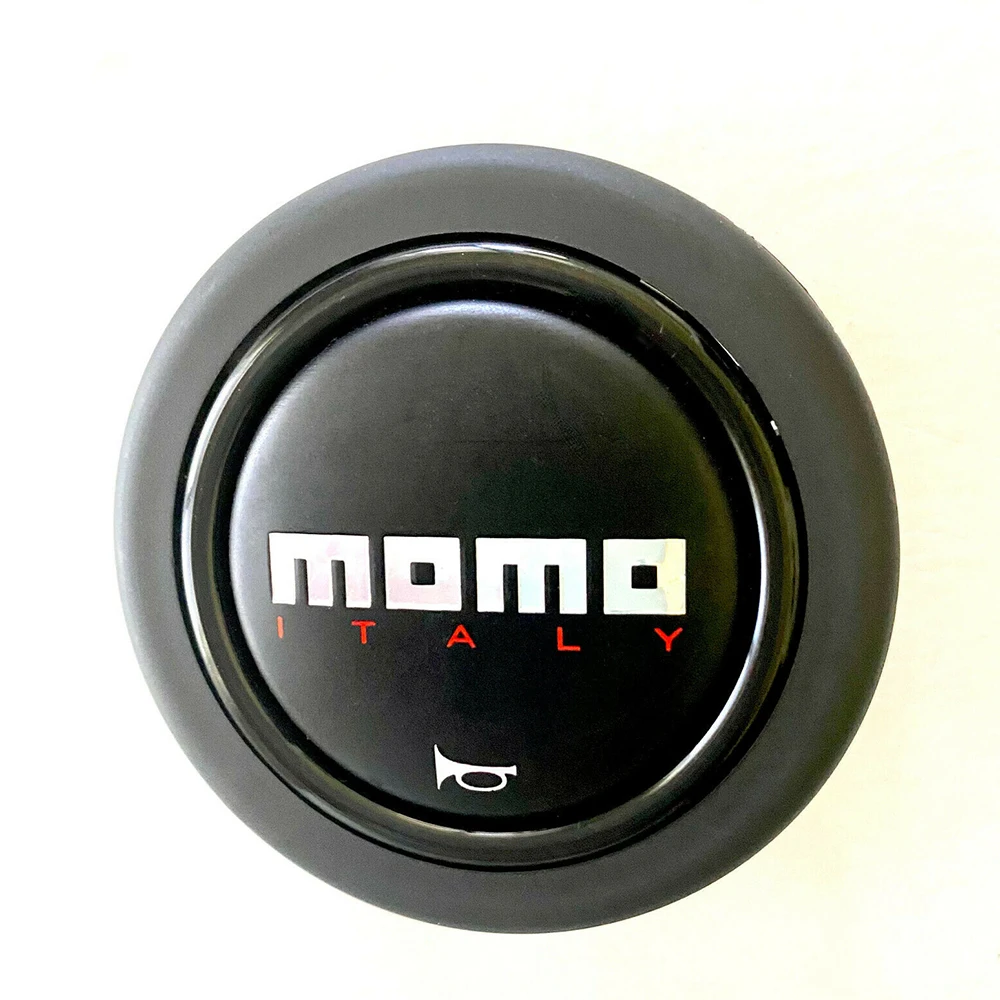 for momo Black High Performance Sports Steering Wheel Horn Button Racing Switch Push Cover | Wheels &amp Horns