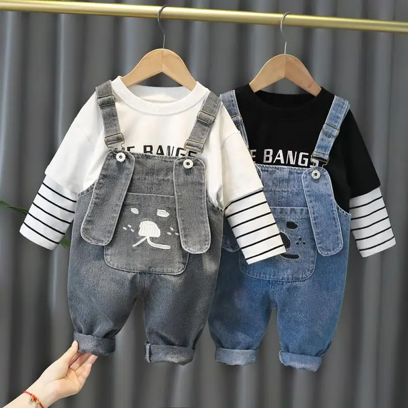 

Children's Clothing Boy Suit Spring and Autumn Style Baby 2022 New Version of Spring Two-Piece Trend Comfortable Shirt 3-10Y