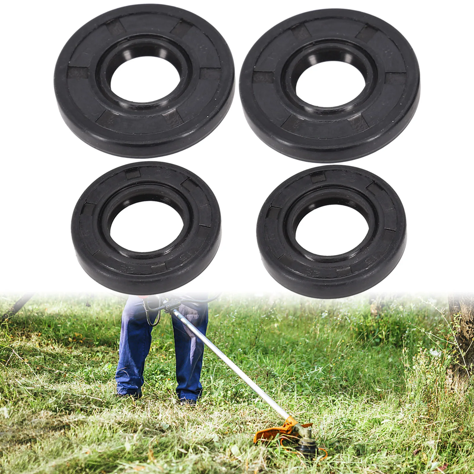 4 шт. набор сальников для бензопилы 15*35*4 5 мм 15*28*4 45 52 5800 45cc 52cc 58cc Запчасти Садовые