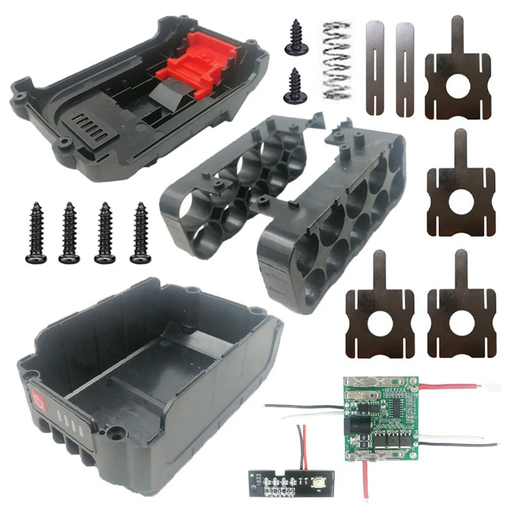 

Li-Ion Battery Case Circuit Board PCB for Lomvum Zhipu Hongsong Jingmi No Original Makita 18V Lithium Battery, 10 Hole