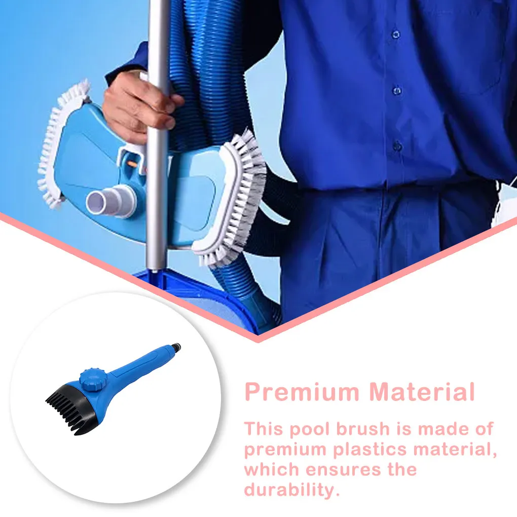 

Pool Brush Pond Supplies Direct Changing Scrubbing Device Dirt Remover Multifunctional Cleaning Tool Handheld Scrubber