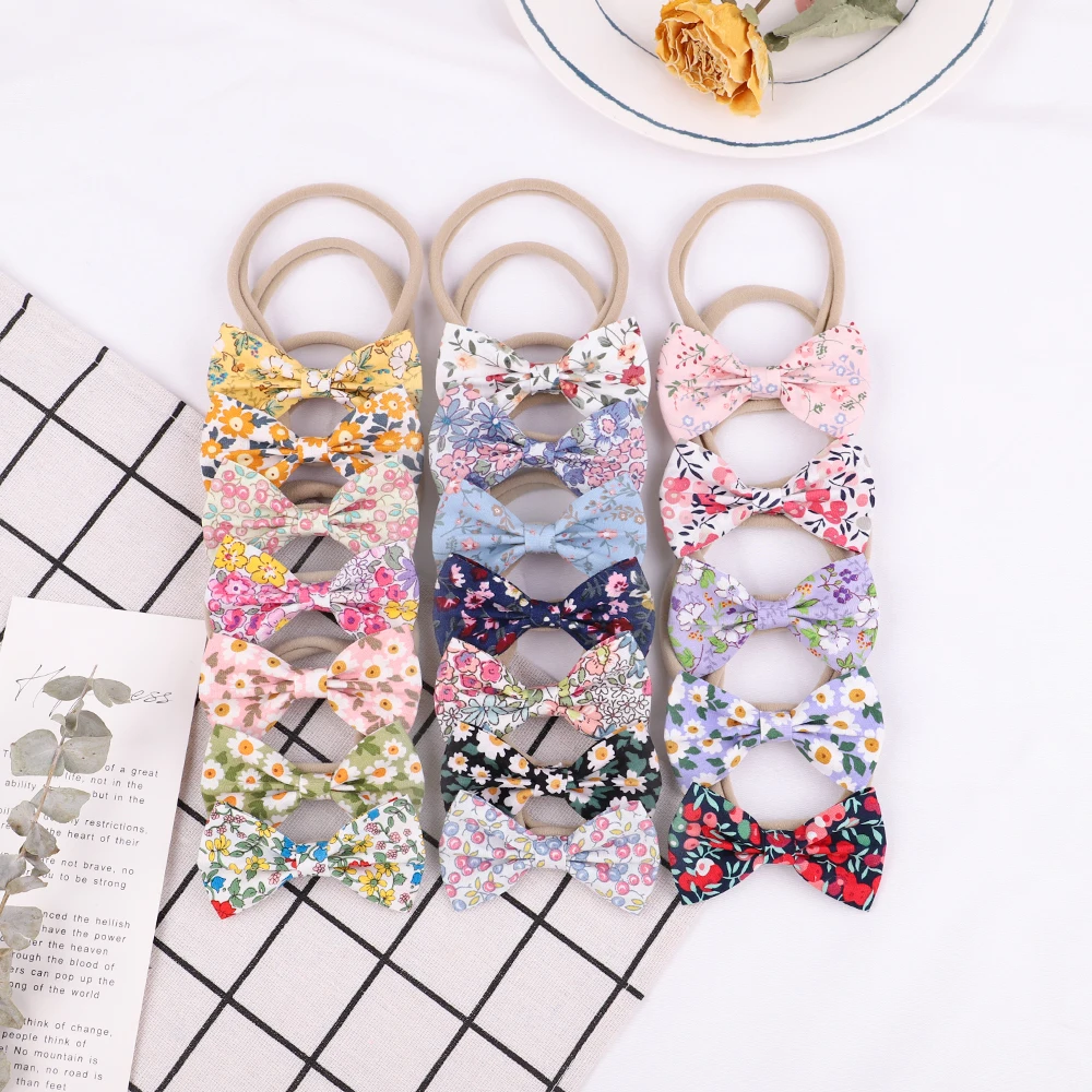 Повязка на голову с бантом для новорожденных 1 шт. |