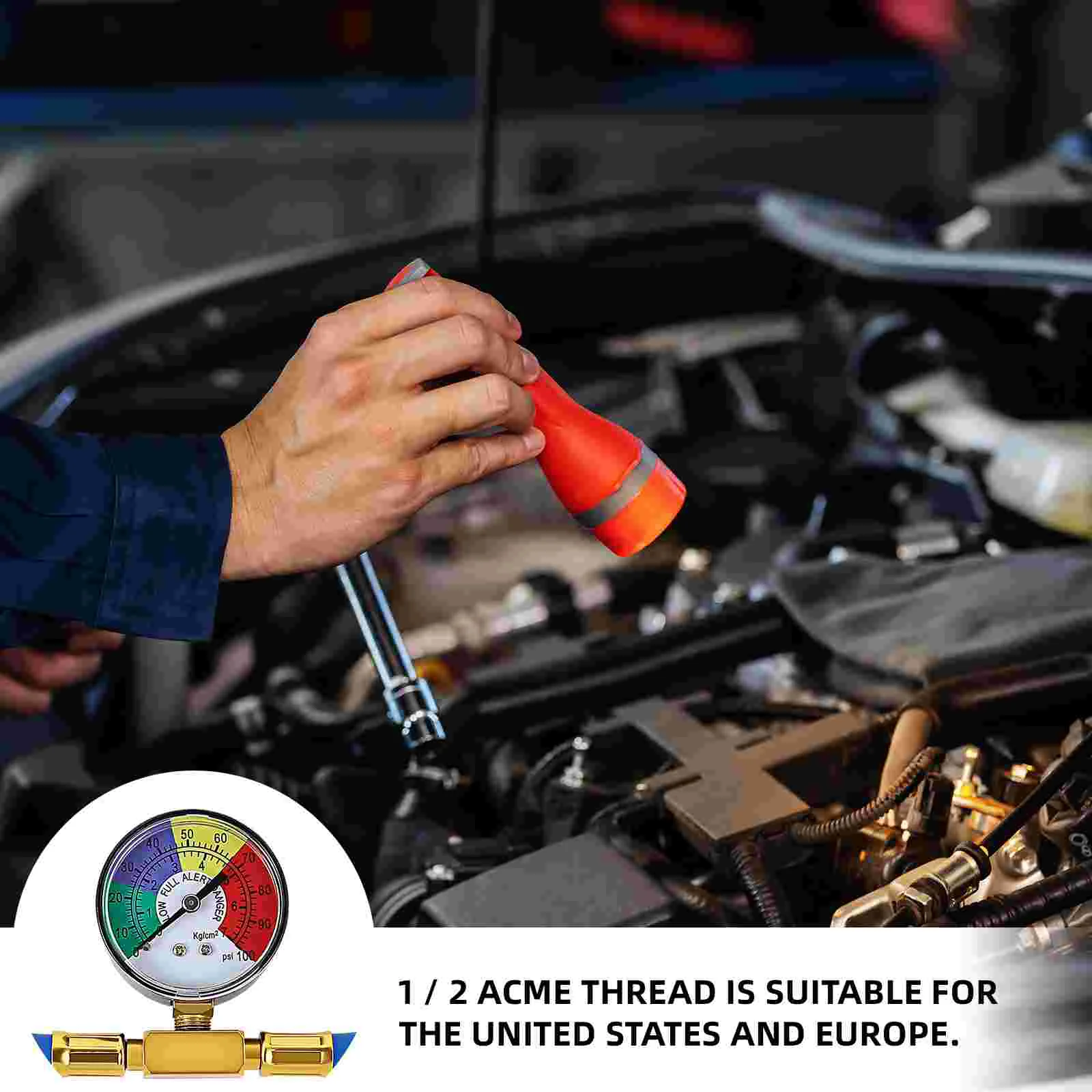 

Refrigerant Hose Recharge Car Kit Air Charging Ac R134A Conditioning 134A Gauge Con Conditioner Charge Gauges Supply Filling