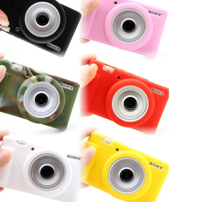 Для Sony ZV-1F zv1f Кремниевая фотокамера сумка резиновый корпус Защитная рамка