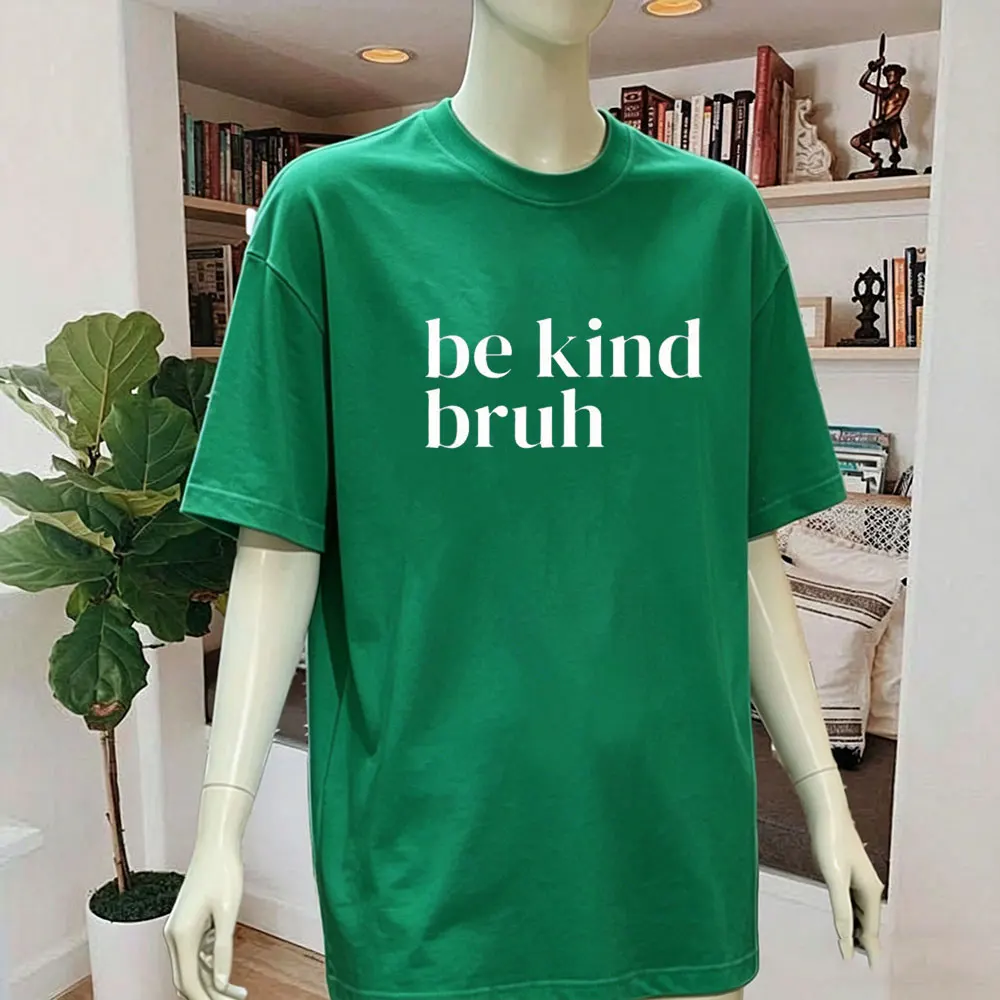 Фото Футболка Be Kind Bruh T-Shirt Harmony Day - 21st March Orange Harmony Day Tops Men Everyone Belongs School T-Shirt Kindness Tees №5